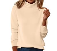 Turtleneck Sweater Women Long Sleeve Casual Knitted Pullover Wool Warm Cozy Tops Cashmere Sweaters Fall Winter Clothes