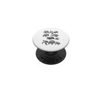 Turtles 90s Vintage Tatuaje Estilo Retro Tortugas Gráfico Y2K PopSockets PopGrip Adhesivo