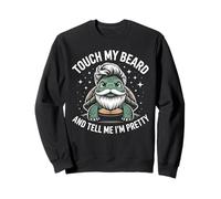 Turtles Beard Quote Touch My Beard And Dime I'm Pretty Sudadera