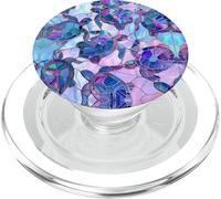 Turtles Lover Stained Glass Sea Turtle Art Stain Glass PopSockets PopGrip para MagSafe