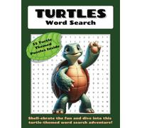 Turtles Word Search Puzzle Book: Word Searches with Easy to Read Print about Turtles and Turtle Habitats | 8.5x11 Inches, 110 pages | 55 Puzzles...Gift for Vacation, Holidays, Free Time