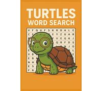 Turtles Word Search Puzzle: Easy-to-Read Print (6×9″, 110 Pages, 55 Puzzles) - Ideal Vacation & Holiday Gift