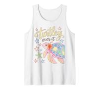 Turtley Over It Funny Sea Turtle Pun Sarcastic Saying Camiseta sin Mangas
