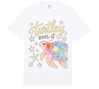 Turtley Over It Funny Sea Turtle Pun Sarcastic Saying Comfort Colors Adult Heavyweight T-Shirt
