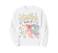 Turtley Over It Funny Sea Turtle Pun Sarcastic Saying Sudadera