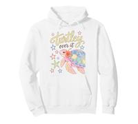 Turtley Over It Funny Sea Turtle Pun Sarcastic Saying Sudadera con Capucha