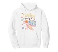 Turtley Over It Funny Sea Turtle Pun Sarcastic Saying Sudadera con Capucha