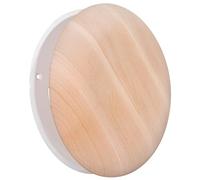 TURvent 125mm Difusor de Aire de Madera de Aliso Negro Sin Resina para Sauna - Válvula de Ventilación Ajustable para Entrada y Salida de Aire - Rejilla de Ventilación para Pared o Techo