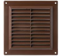 TURvent Cubierta de ventilación de aire de 150 x 150 mm, rejilla de ventilación blanca de 6 x 6 pulgadas para pared y techo, rejilla de plástico rectangular para sistemas de escape y suministro de