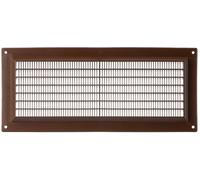 TURvent Cubierta de ventilación de aire de 300 x 130 mm, rejilla de ventilación marrón de 12 x 5 pulgadas para pared y techo, rejilla de plástico rectangular para sistemas de escape y suministro de