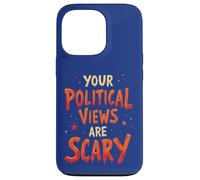 Tus puntos de vista políticos son aterradores, divertido juego de palabras de Halloween Carcasa para iPhone 13 Pro