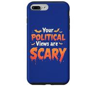 Tus puntos de vista políticos son aterradores, divertido juego de palabras de Halloween Carcasa para iPhone 7 Plus/8 Plus