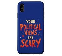 Tus puntos de vista políticos son aterradores, divertido juego de palabras de Halloween Carcasa para iPhone XS Max