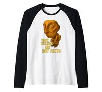 Tus Sentimientos no Son Hechos Libertad Expresión Camiseta Manga Raglan