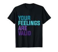Tus Sentimientos Son válidos Mensaje de Salud Mental Camiseta gráfica económica