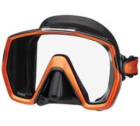 Tusa Freedom HD - Gafas máscara de Buceo y Snorkeling, Grande (Negro / Naranja)