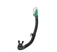 TUSA SP-0101 Hyperdry Elite II Buceo Snorkel, Negro/Verde Energía