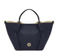 Tuscany Leather Legame - Bolso Shopping en Piel para Mujer - Modelo Grande (Azul Oscuro)