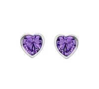 Tuscany Silver 8.57.4409 Pendientes de plata, con amatista de mujer