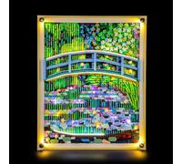 Tusedna Kit de luz LED compatible con Lego 31220 Art Claude Monet, kit de luz para Lego 31220 modelo de bloques de construcción, no incluye el juego de modelos