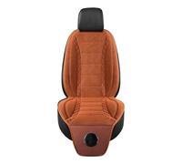 tusgt Cojín De Asiento Coche Universal 12 V Y 24 con Aire Acondicionado Verano Carga USB Ventilador Accesorios Interiores Multicolor Funda Asiento Coche(Brown with Fan)
