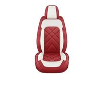 tusgt Funda De Asiento Cuero Sintético para Coche Cojín Universal para Todas Las Estaciones Funda Asiento Coche(Red)