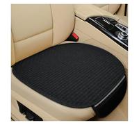 tusgt Funda De Asiento De Coche Antideslizante De Tamaño Universal Protector Frontal Cojín De Tela De Lino Accesorios Sin Respaldo Funda Asiento Coche(Black)
