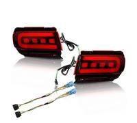 tusgt Luz Antiniebla Parachoques Trasero Coche Para Land Para Cruiser Para Prado 150 LC150 FJ150 GRJ150 Reflector Parachoques Trasero Coche Luces LED Luz Freno Trasera Y Antiniebla(Red Lens)