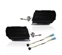 tusgt Luz Antiniebla Parachoques Trasero Coche Para Land Para Cruiser Para Prado 150 LC150 FJ150 GRJ150 Reflector Parachoques Trasero Coche Luces LED Luz Freno Trasera Y Antiniebla(Smoked Lens)