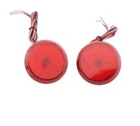 tusgt Luz Antiniebla Parachoques Trasero Coche Para Nissan Para Qashqai Para Dualis Para Juke Para X-Trail 2 Piezas LED Luces Reflectoras Parachoques Trasero Luz Freno Parada Trasera(Red)