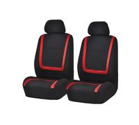 tusgt para BYD F0 F3 F6 G3 G6 S6 Fundas Tela Asientos Coche Funda Protectora para Cojín Automóvil Accesorios Interior Estilo Funda Asiento Coche(-2Seats-Red)