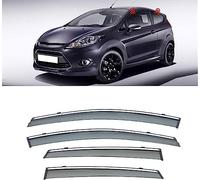 tushijie Deflectores de Viento para Ventanas Laterales para Ford Fiesta Hatchback 2009-2016, Protector contra Lluvia y Viento, Accesorios Coche de Fácil Instalación