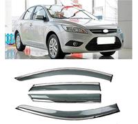 tushijie Deflectores de Viento para Ventanas Laterales para Ford Focus 2013, Protector contra Lluvia y Viento, Accesorios Coche de Fácil Instalación