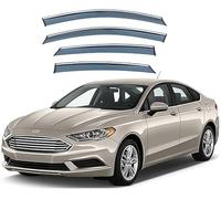 tushijie Deflectores de Viento para Ventanas Laterales para Ford Fusion 2018-2024, Protector contra Lluvia y Viento, Accesorios Coche de Fácil Instalación