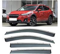 tushijie Deflectores de Viento para Ventanas Laterales para Subaru XV 2018-2021, Protector contra Lluvia y Viento, Accesorios Coche de Fácil Instalación