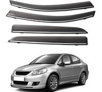 tushijie Deflectores de Viento para Ventanas Laterales para Suzuki SX4 Sedan 2010-2018, Protector contra Lluvia y Viento, Accesorios Coche de Fácil Instalación