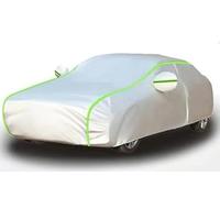 tushijie Funda Coche Impermeable para Kia Ceed CEE solltest 2012-2017, Protección 4 Estaciones Antilluvia UV Nieve con Cremallera Lateral,Silver Green/D