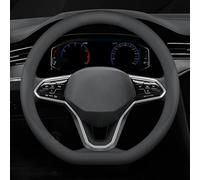 tushijie Funda de Volante para Benz GLK 2009-2015 | Cuero PU Antideslizante y Transpirable | Cubrevolantes Coche | Protección y Confort al Conducir,Black Black/B-D