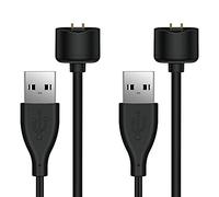 TUSITA [2 Piezas 1M Magnética Cargador Compatible con Xiaomi Mi Band 5 6 7, Amazfit Band 5 - Cable de Carga USB 3,3ft 100cm Pinza de la Base - Fitness Tracker Accesorios