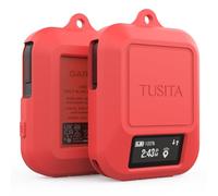 TUSITA Funda de silicona compatible con Garmin inReach Messenger Plus, color rojo, accesorios para sistema GPS