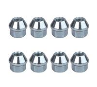 Tusk Kit de tuercas cónicas cromadas estilo OEM de 10 mm x 1,25 mm de paso de rosca (paquete de 8)