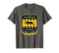 Tuskegee 332nd Fighter Group Red Tails WW2 P51 Mustang Patch Camiseta