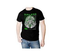 TusPersonalizables Camiseta Algodón Caballeros del Zodiaco Armadura Dragon (L, Negro)