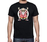 TusPersonalizables Camiseta de Hombre - Maestro Roshi Paz - DB Fan Art… (M, Negro)