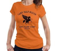 TusPersonalizables Camiseta para Mujer - Percy Jackson Camp Half Blood