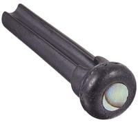 Tusq PP-2000-00 - Clavijas de puente (estilo tradicional, adorno de concha Paua), color negro