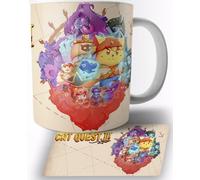 TusRelojes Cat Quest 3 Part Taza de Ceramica Blanca 325ml Mug