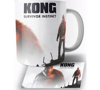TusRelojes Kong Survivor Instinct Taza de Ceramica Blanca 325ml Mug