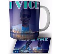 TusRelojes Miami Vice Don Johnson Taza de Ceramica Blanca 325ml Mug