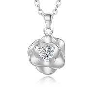 Tusuzik Geschenke für Freundin Frauen Halskette Damen Silber 925 Romantisches Schmuck Damen Geschenke für Frauen Muttertagsgeschenke Geburtstagsgeschenk ValentinstagGeschenk für sie